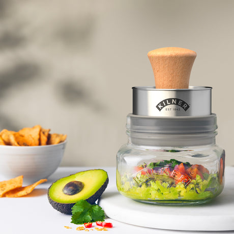 Guacamole-Set mit 0,5 Liter Glas