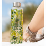 PURE | GREEN Trinkflasche aus Glas, 600 ml