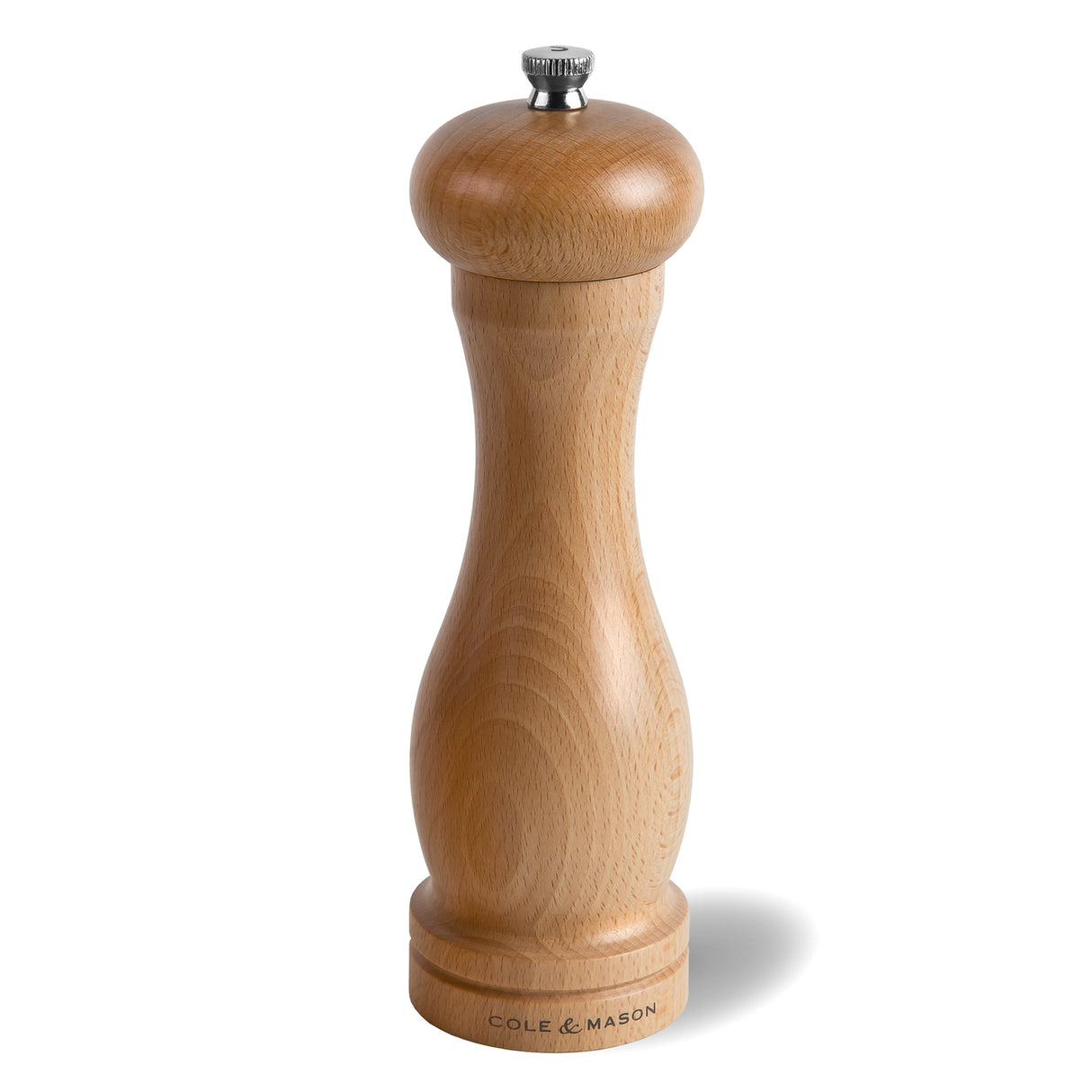 Holz-Mühle BEECH CAPSTAN, Salz, 20 cm