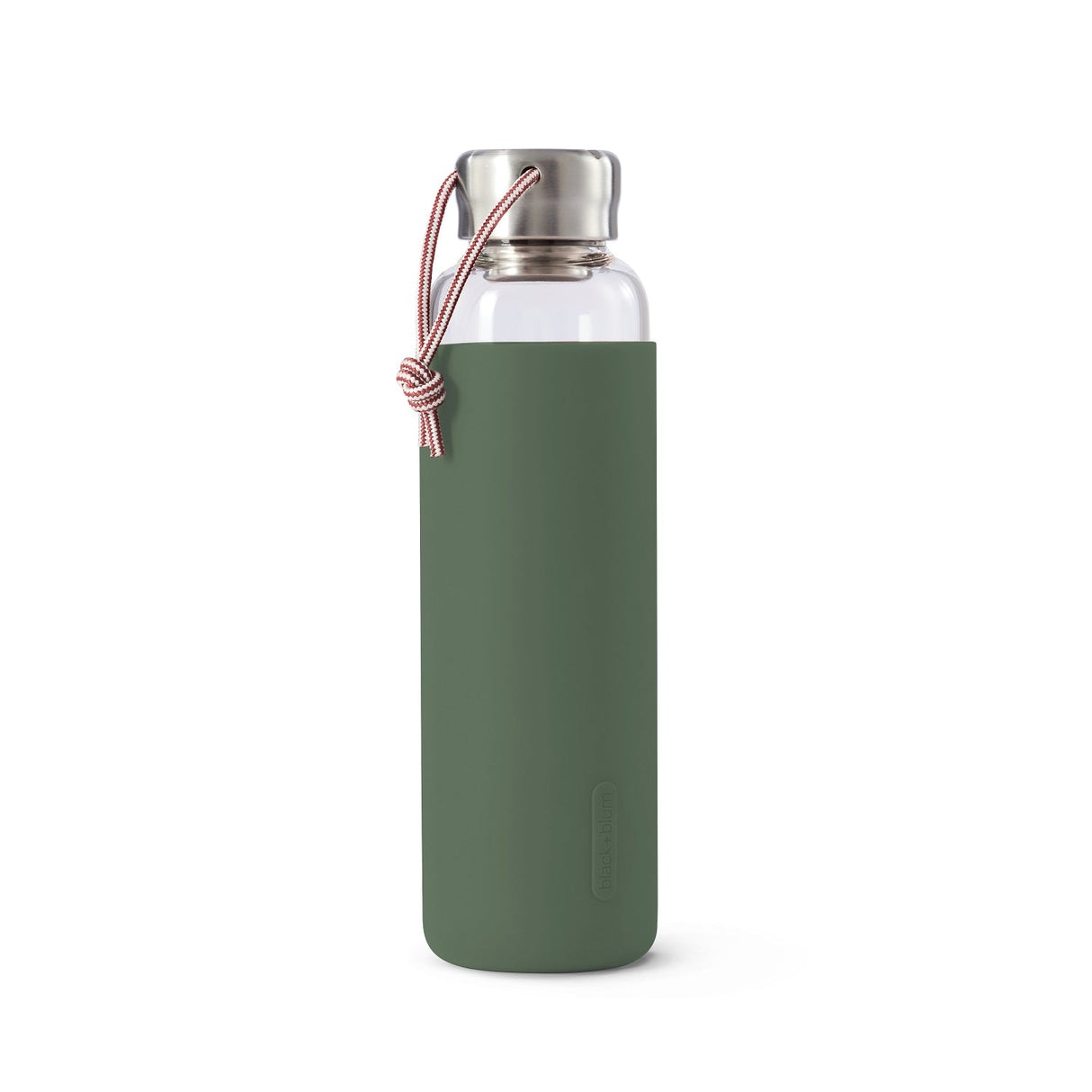 2. Wahl - Trinkflasche aus Glas, Olive, 600 ml